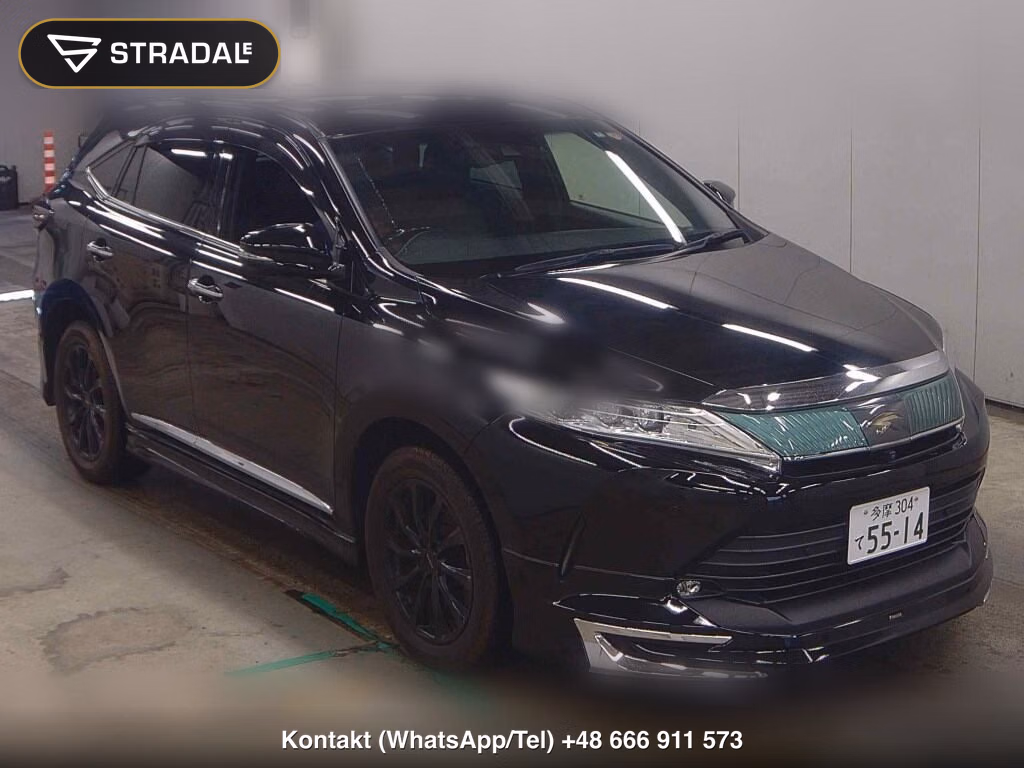 TOYOTA HARRIER PROGRESS METAL AND LEATHER PACKAGE 2018, aukcja z Japonii, zdjęcie 1