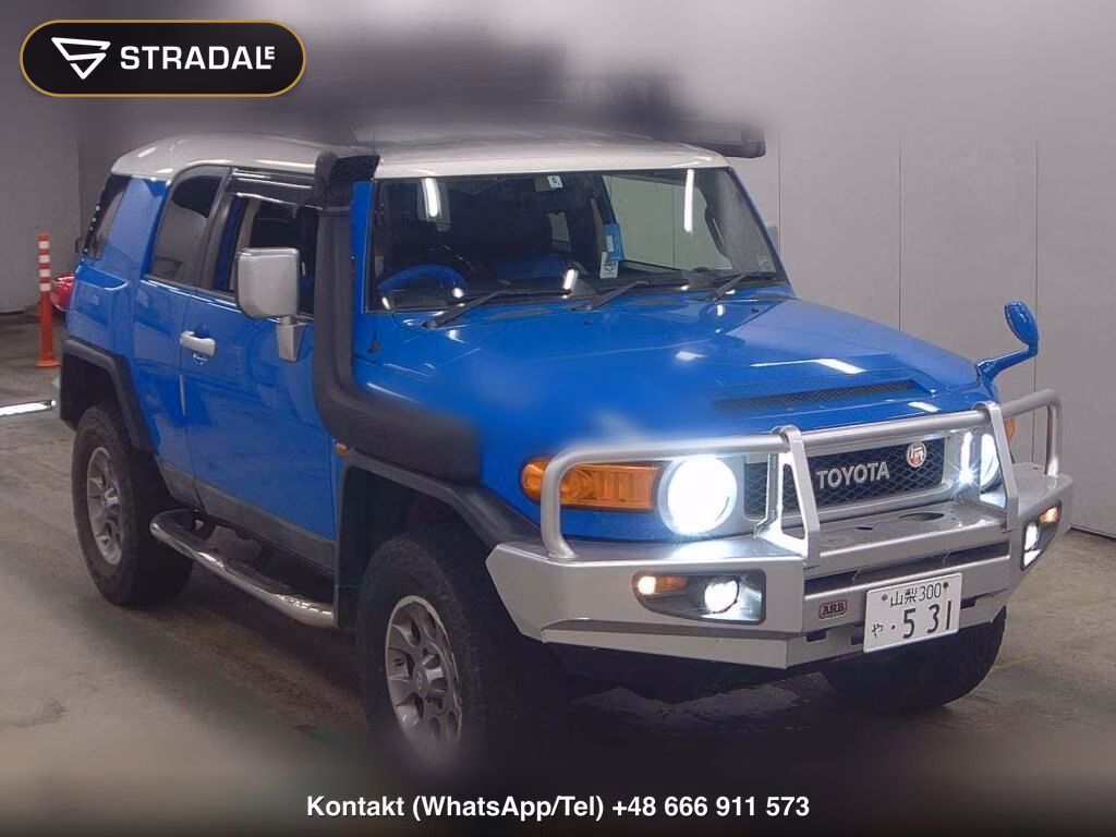 TOYOTA FJ CRUISER 4WD COLOR PACKAGE 2012, aukcja z Japonii, zdjęcie 1