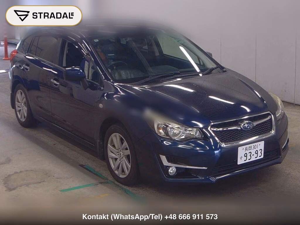 SUBARU IMPREZA SPORT 4WD 1.6I-L EYESIGHT PROUD EDITION 2016, aukcja z Japonii, zdjęcie 1