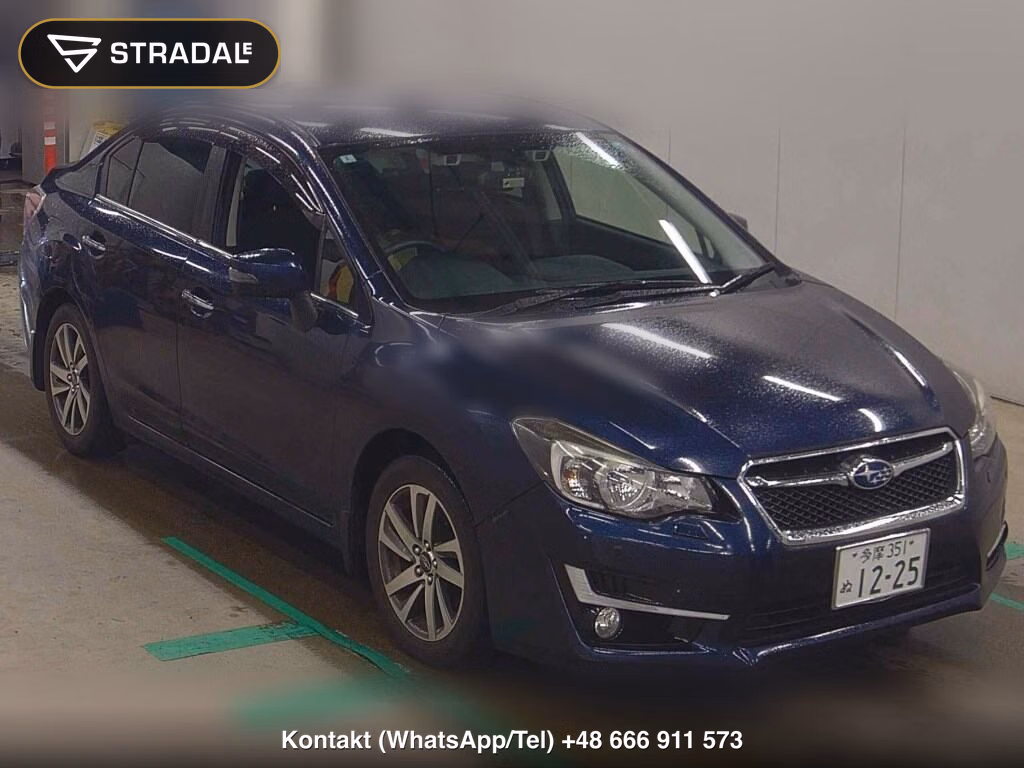 SUBARU IMPREZA G4 4WD 2.0I EYESIGHT PROUD EDITION 2016, aukcja z Japonii, zdjęcie 1
