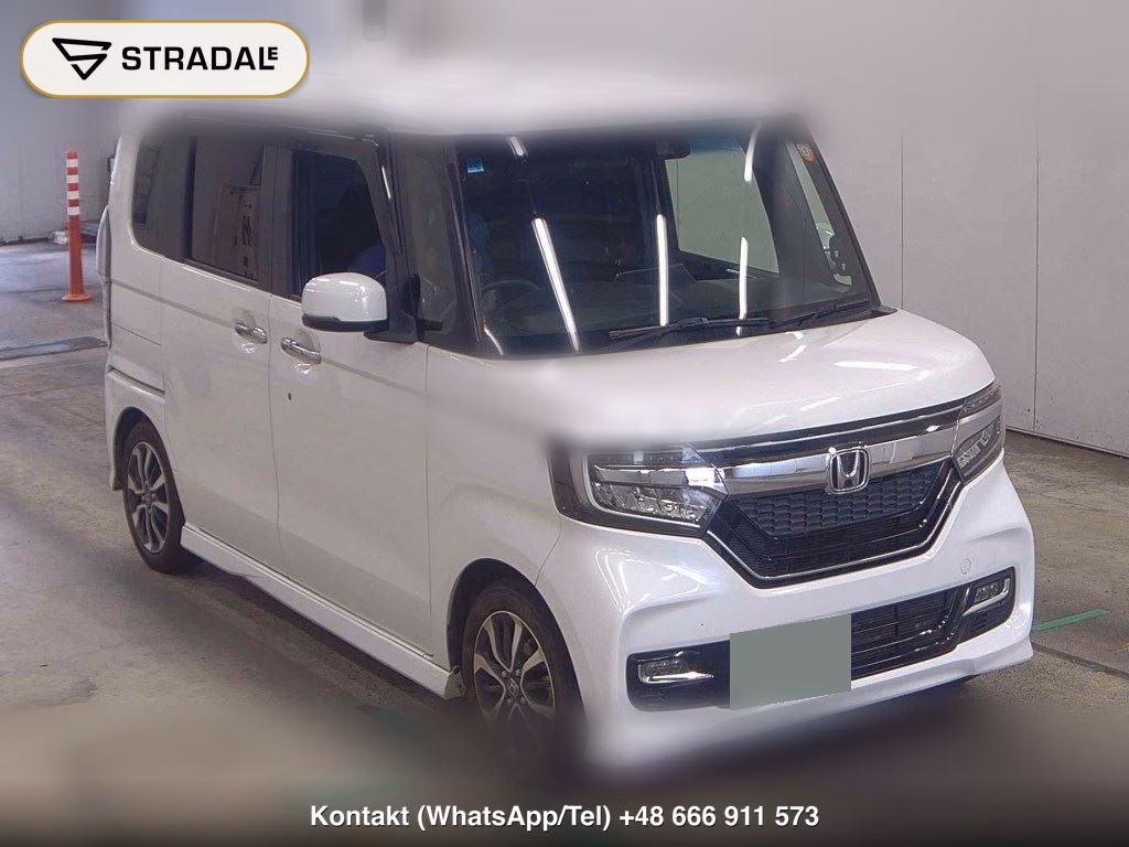 HONDA N-BOX CUSTOM G･L HONDA SENSING 2018, aukcja z Japonii, zdjęcie 1