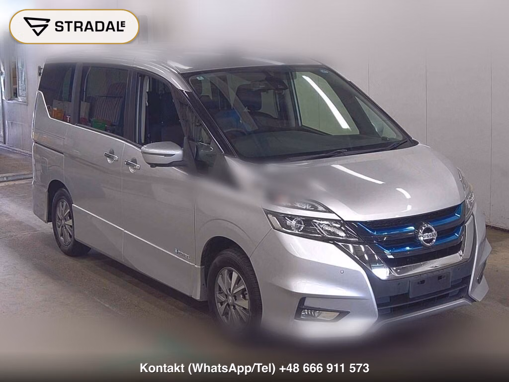 NISSAN SERENA 5D E-POWER HIGHWAY STAR V 2018, aukcja z Japonii, zdjęcie 1