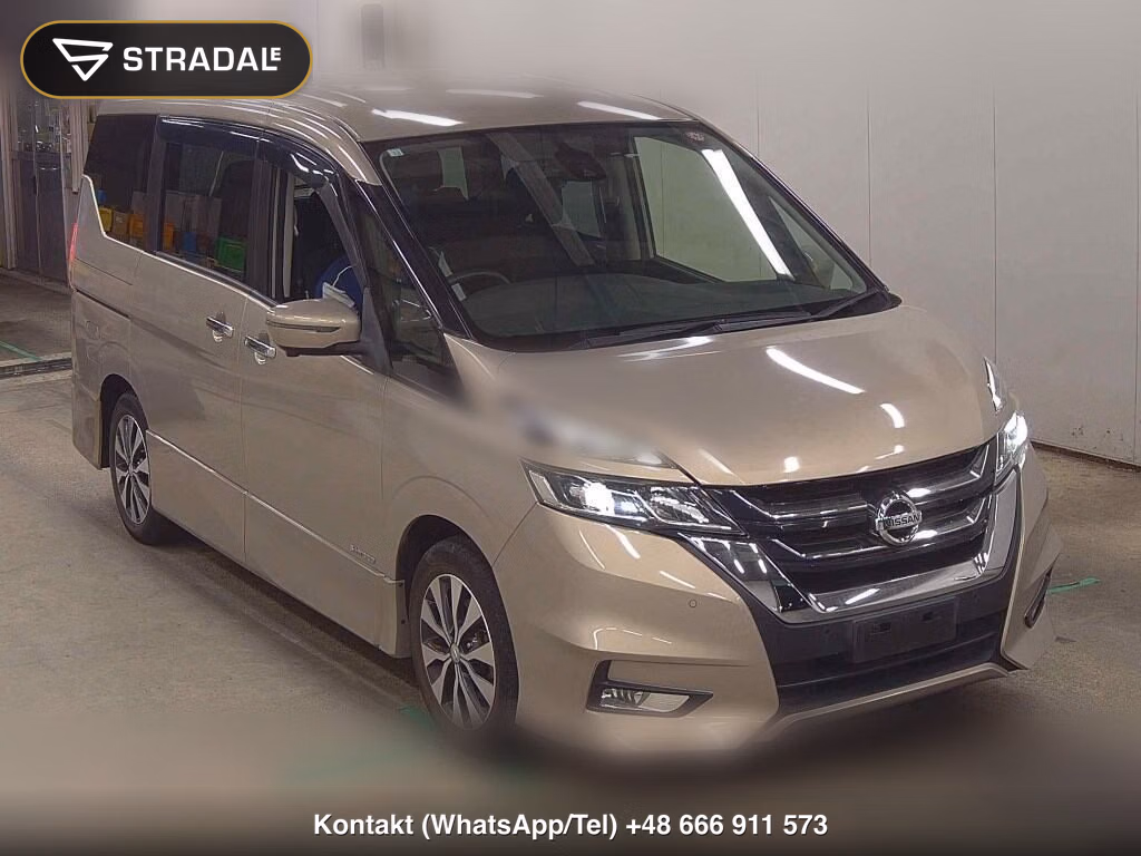 NISSAN SERENA 5D HIGHWAY STAR V SELECTION Ⅱ 2018, aukcja z Japonii, zdjęcie 1