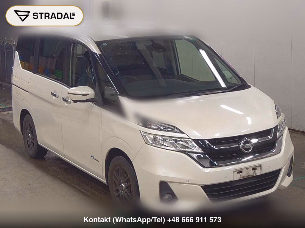 NISSAN SERENA 5D X V SELECTION 2017, aukcja z Japonii, zdjęcie 1
