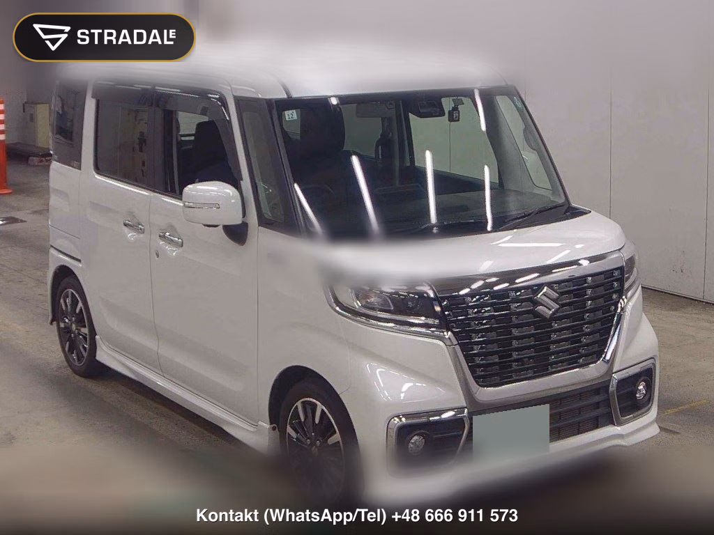 SUZUKI SPACIA CUSTOM 4WD HYBRID XS TURBO 2019, aukcja z Japonii, zdjęcie 1