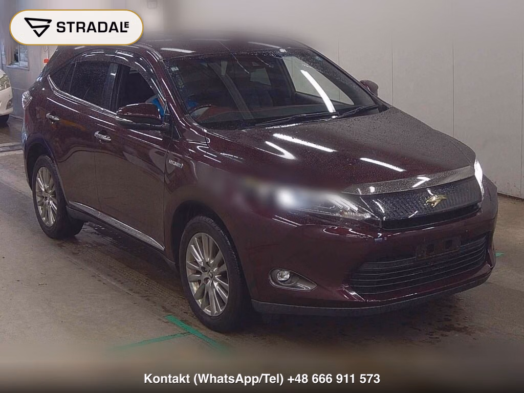 TOYOTA HARRIER HYBRID 4WD PREMIUM 2015, aukcja z Japonii, zdjęcie 1