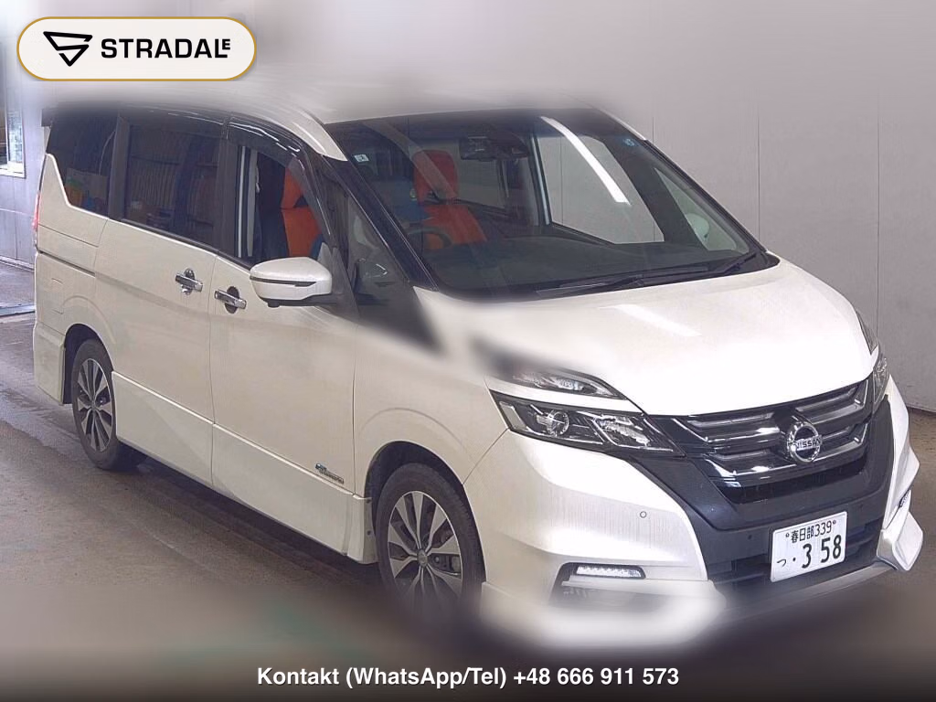 NISSAN SERENA 5D HIGHWAY STAR 2017, aukcja z Japonii, zdjęcie 1