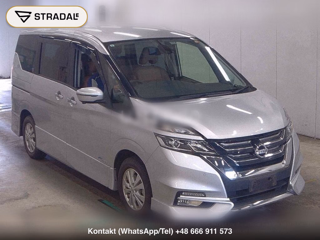 NISSAN SERENA 5D 4WD HIGHWAY STAR V SELECTION 2017, aukcja z Japonii, zdjęcie 1