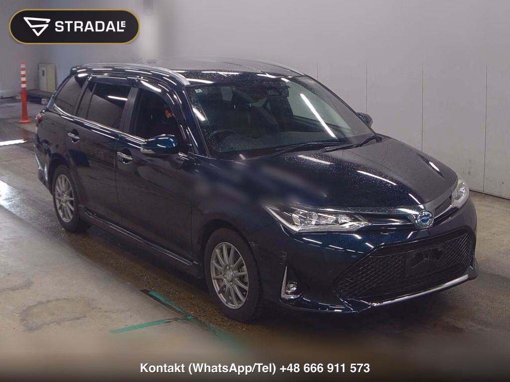TOYOTA COROLLA FIELDER HYBRID G W×B 2018, aukcja z Japonii, zdjęcie 1