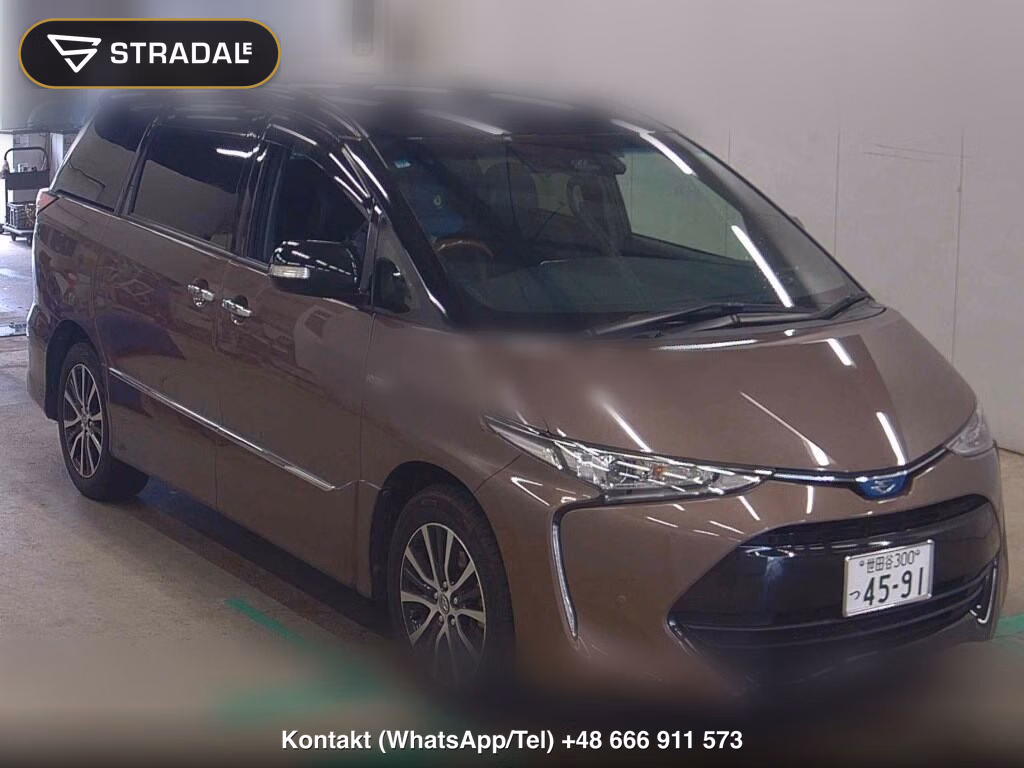 TOYOTA ESTIMA HYBRID 4WD AERAS PREMIUM-G 2017, aukcja z Japonii, zdjęcie 1