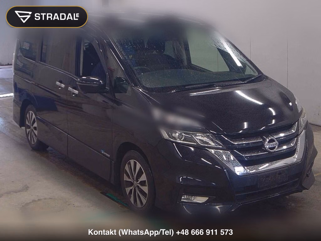 NISSAN SERENA 5D HIGHWAY STAR V SELECTION 2017, aukcja z Japonii, zdjęcie 1