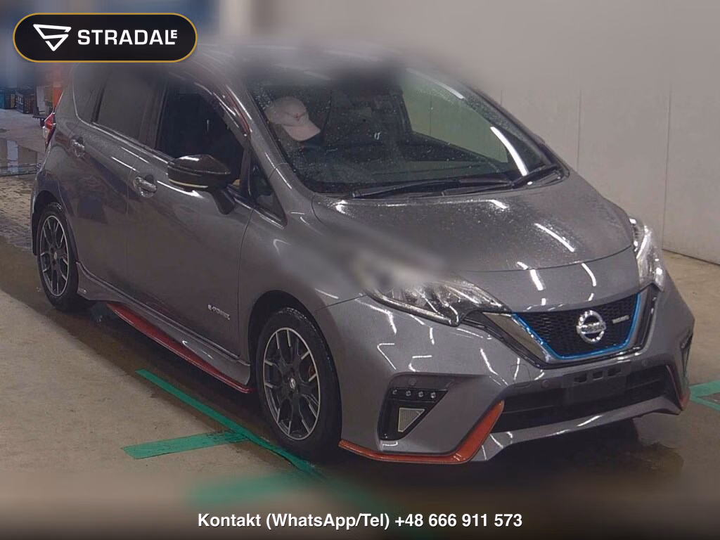 NISSAN NOTE E-POWER NISMO 2017, aukcja z Japonii, zdjęcie 1