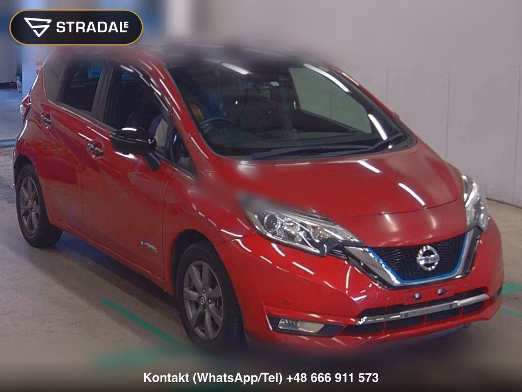 NISSAN NOTE E-POWER MEDALIST BLACK ARROW 2017, aukcja z Japonii, zdjęcie 1