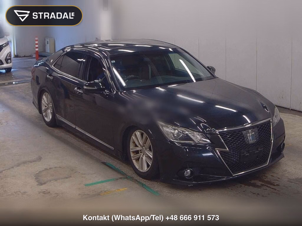 TOYOTA CROWN HYBRID ATHLETE S BLACK STYLE 2015, aukcja z Japonii, zdjęcie 1