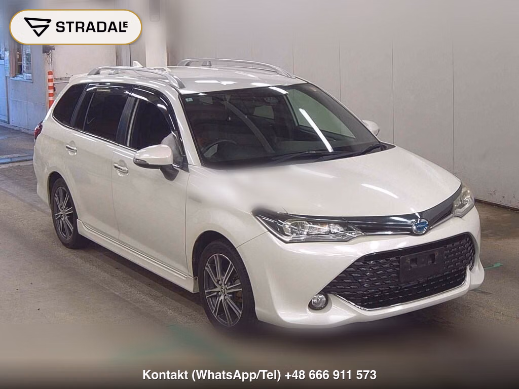 TOYOTA COROLLA FIELDER HYBRID G W×B 2016, aukcja z Japonii, zdjęcie 1