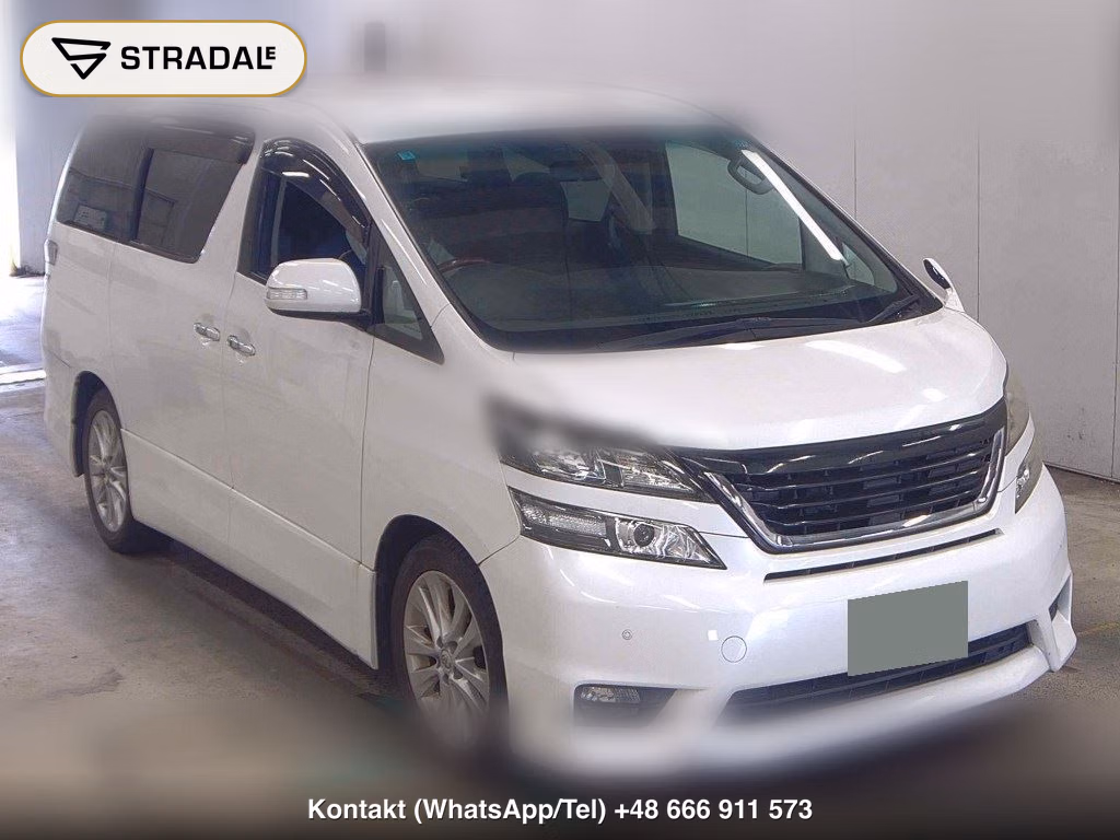 TOYOTA VELLFIRE 2.4Z 2009, aukcja z Japonii, zdjęcie 1