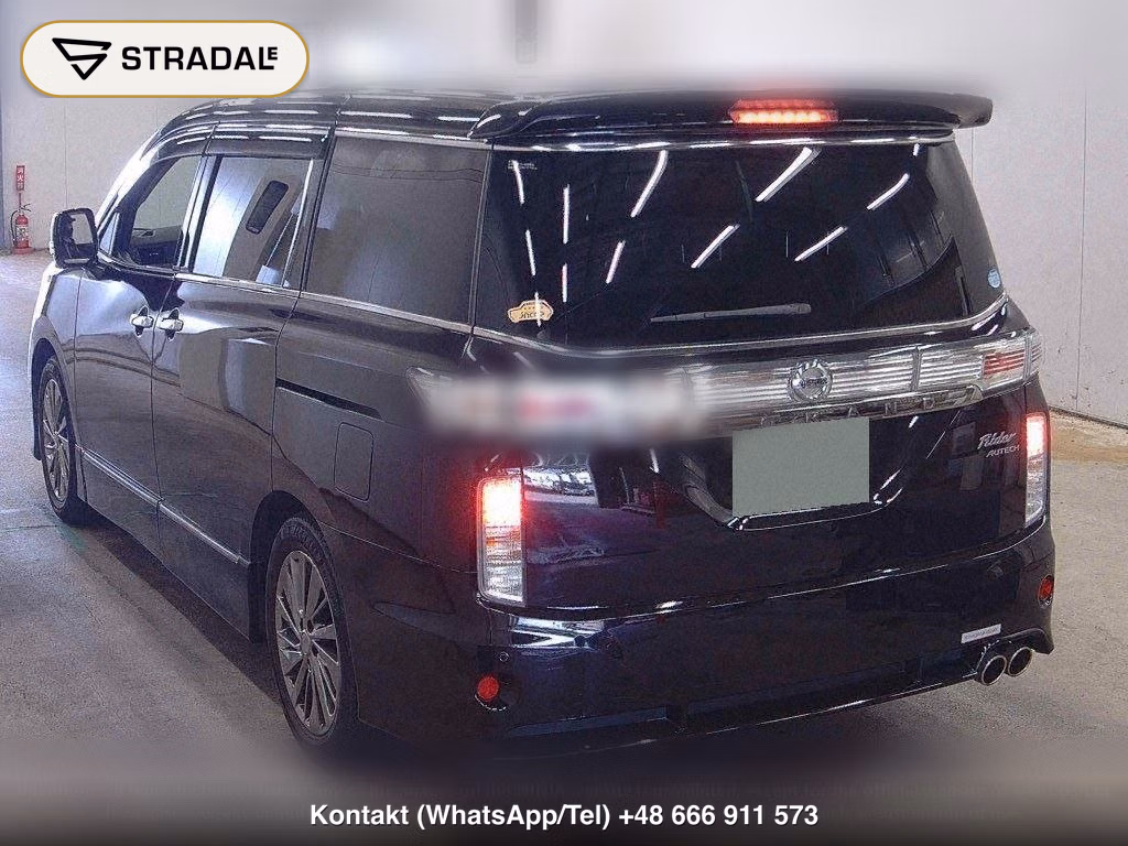 NISSAN ELGRAND 5D RIDER BLACK LINE BLACK LEATHER SEAT, miniaturka 3