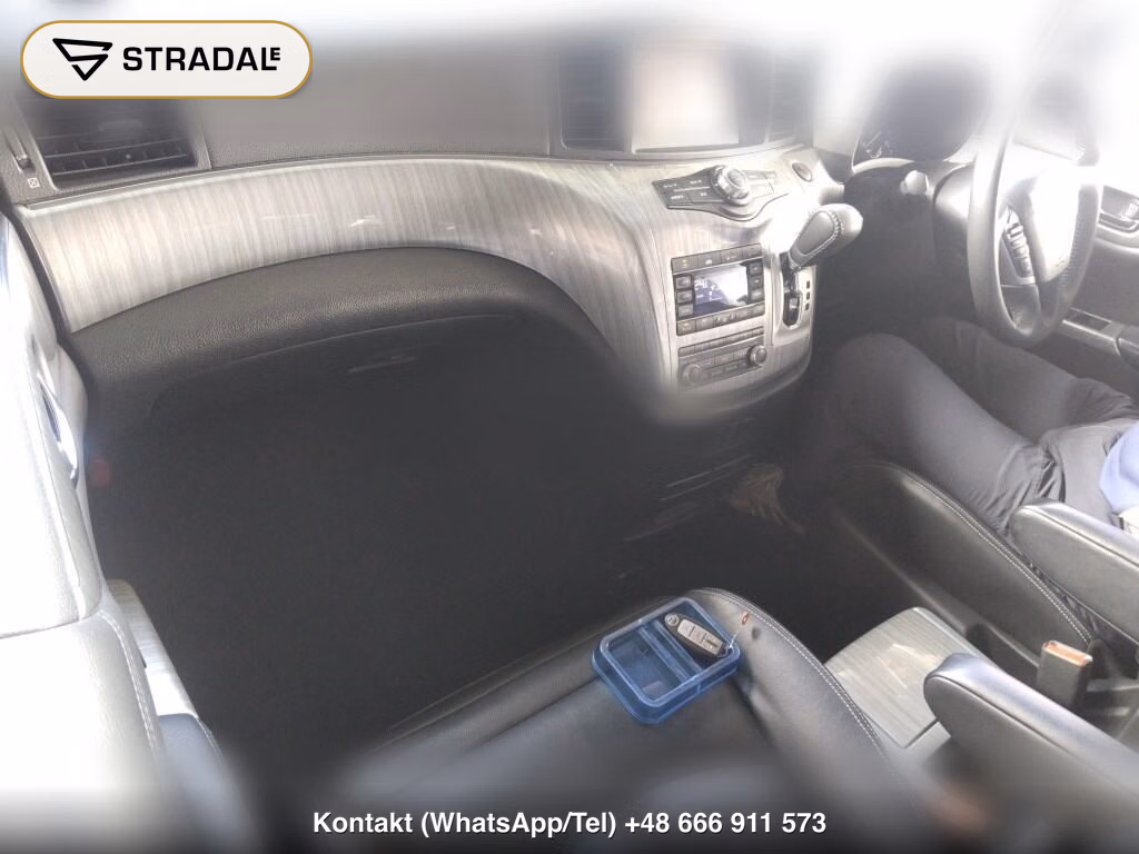 NISSAN ELGRAND 5D RIDER BLACK LINE BLACK LEATHER SEAT, miniaturka 4