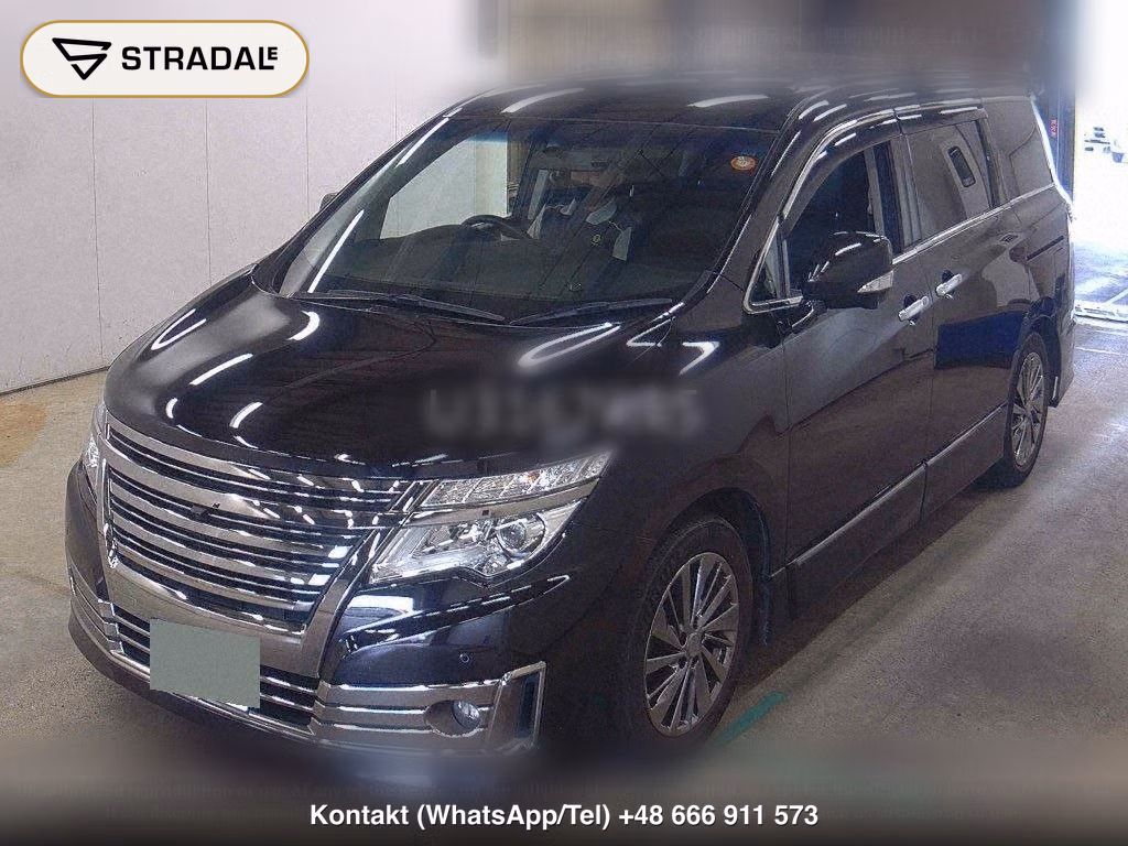 NISSAN ELGRAND 5D RIDER BLACK LINE BLACK LEATHER SEAT, miniaturka 5