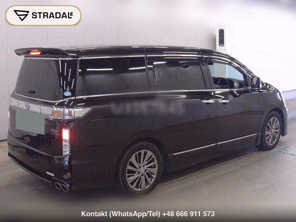 NISSAN ELGRAND 5D RIDER BLACK LINE BLACK LEATHER SEAT, miniaturka 6