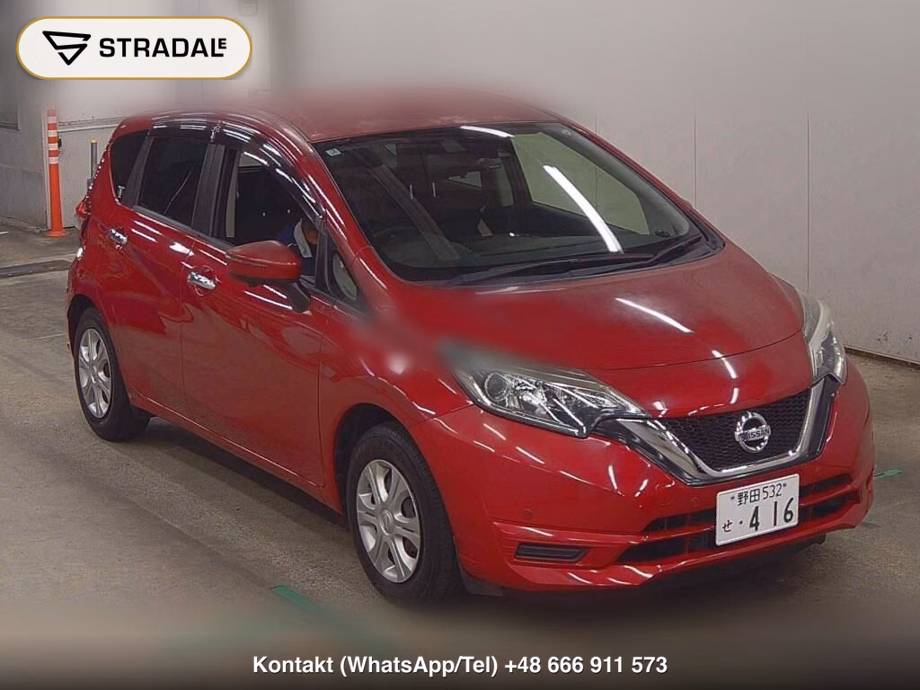 NISSAN NOTE X DIG-S 2017, aukcja z Japonii, zdjęcie 1