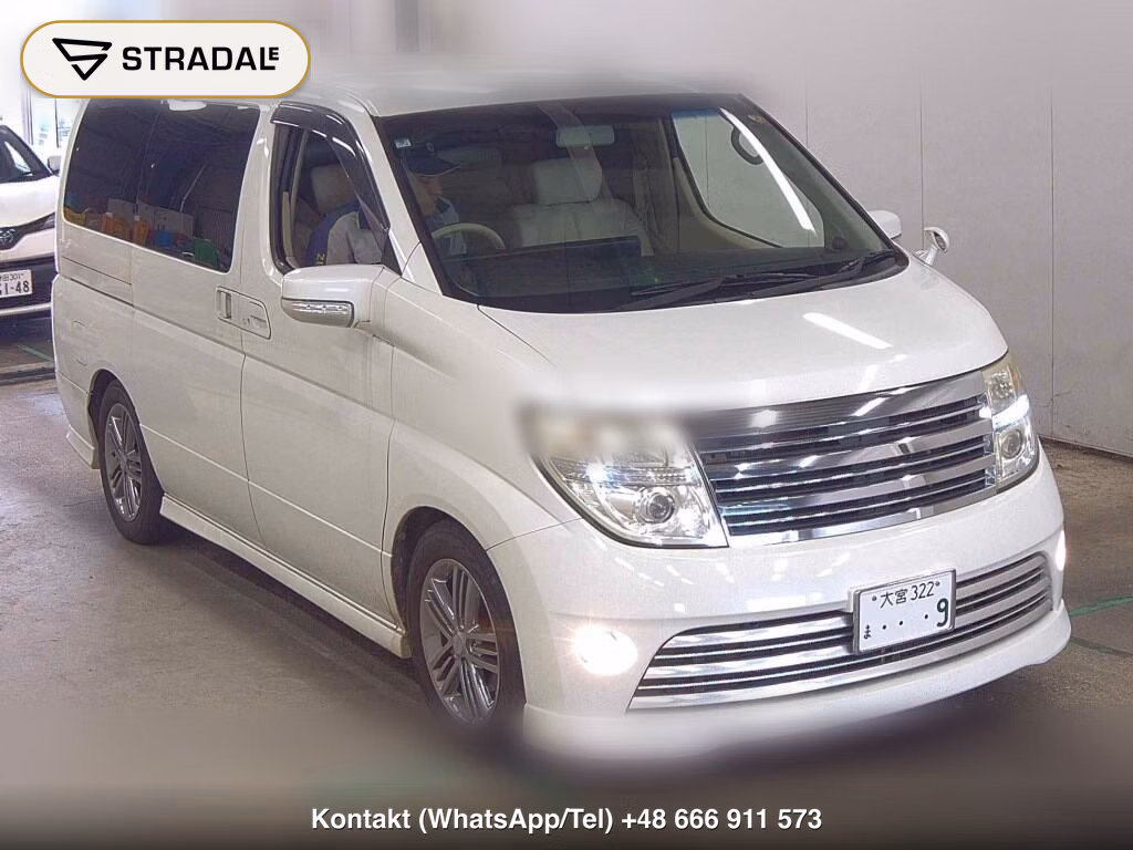 NISSAN ELGRAND 5D RIDER 2008, aukcja z Japonii, zdjęcie 1