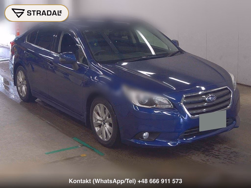 SUBARU LEGACY B4 4D 4WD BASE GRADE 2016, aukcja z Japonii, zdjęcie 1