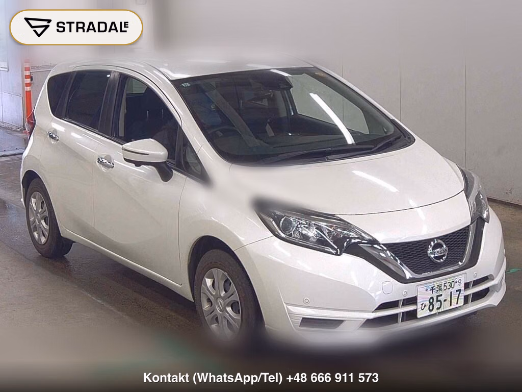 NISSAN NOTE X 2017, aukcja z Japonii, zdjęcie 1