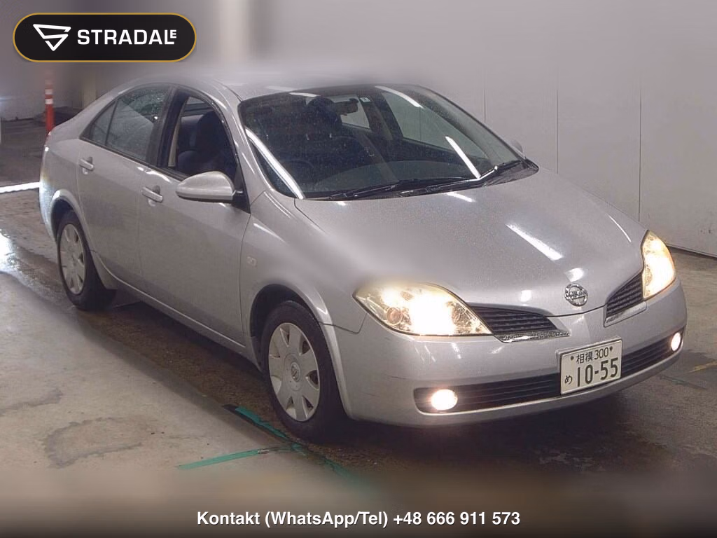 NISSAN PRIMERA 4D 18G 70TH-Ⅱ 2004, aukcja z Japonii, zdjęcie 1
