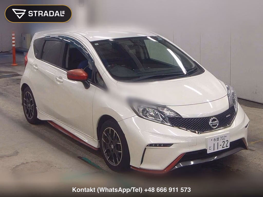 NISSAN NOTE NISMO 2016, aukcja z Japonii, zdjęcie 1