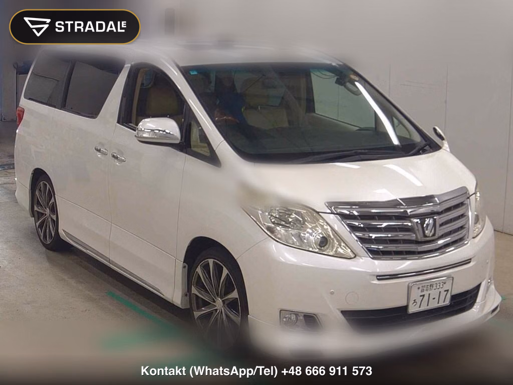 TOYOTA ALPHARD 240X 2012, aukcja z Japonii, zdjęcie 1