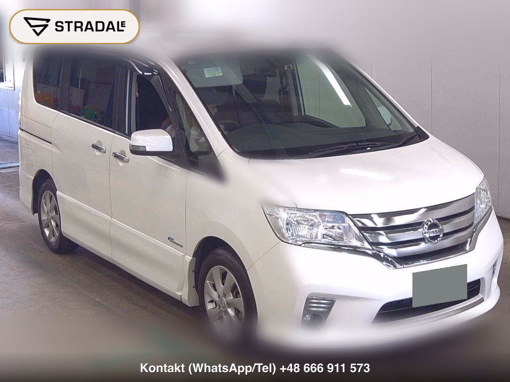 NISSAN SERENA 5D HIGHWAY STAR G S-HYBRID 2013, aukcja z Japonii, zdjęcie 1