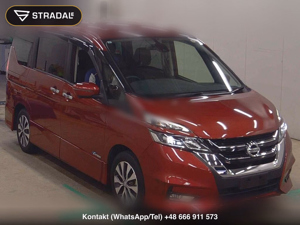 NISSAN SERENA 5D HIGHWAY STAR V SELECTION 2017, aukcja z Japonii, zdjęcie 1