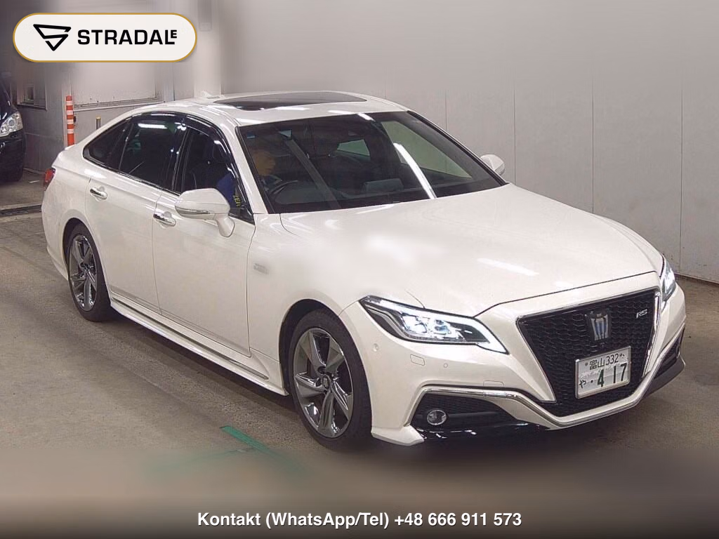 TOYOTA CROWN HYBRID RS ADVANCE 2018, aukcja z Japonii, zdjęcie 1