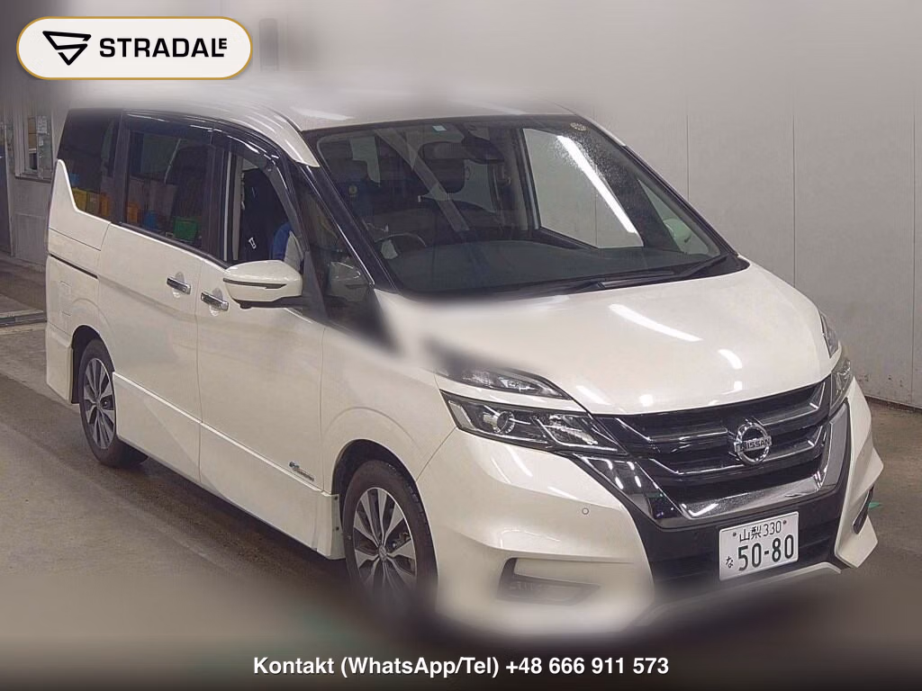NISSAN SERENA 5D HIGHWAY STAR 2017, aukcja z Japonii, zdjęcie 1