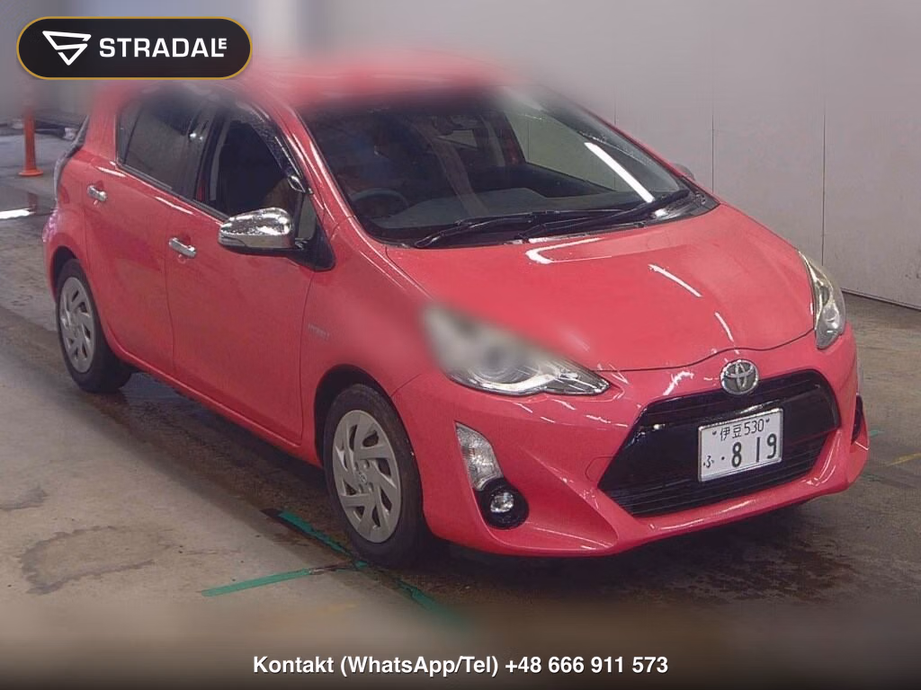 TOYOTA AQUA G BLACK SOFT LEATHER SELECTION 2016, aukcja z Japonii, zdjęcie 1