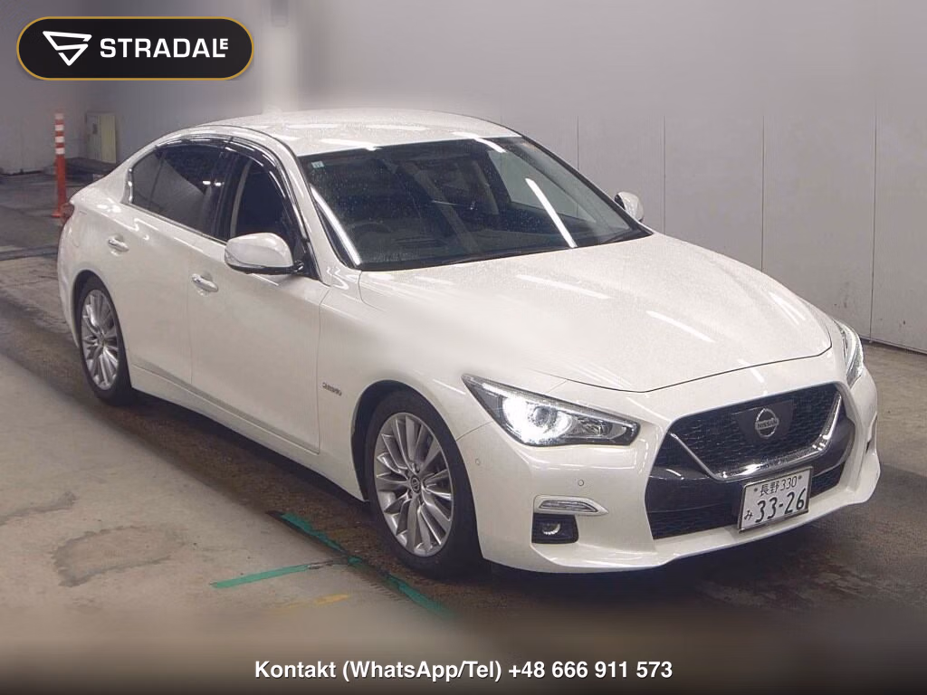 NISSAN SKYLINE 4D 350GT HYBRID TYPE P 2019, aukcja z Japonii, zdjęcie 1