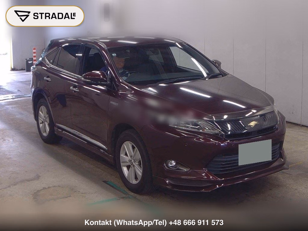 TOYOTA HARRIER HYBRID 4WD ELEGANCE 2015, aukcja z Japonii, zdjęcie 1