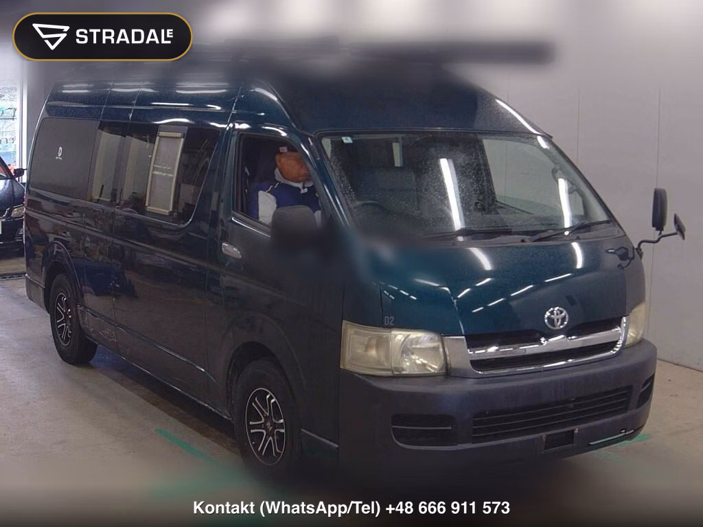TOYOTA HIACE VAN 4D CAMPING 2006, aukcja z Japonii, zdjęcie 1