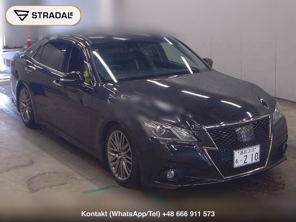 TOYOTA CROWN HYBRID ATHLETE S BLACK STYLE 2014, aukcja z Japonii, zdjęcie 1