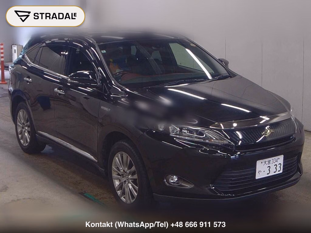 TOYOTA HARRIER HYBRID 4WD PREMIUM 2014, aukcja z Japonii, zdjęcie 1