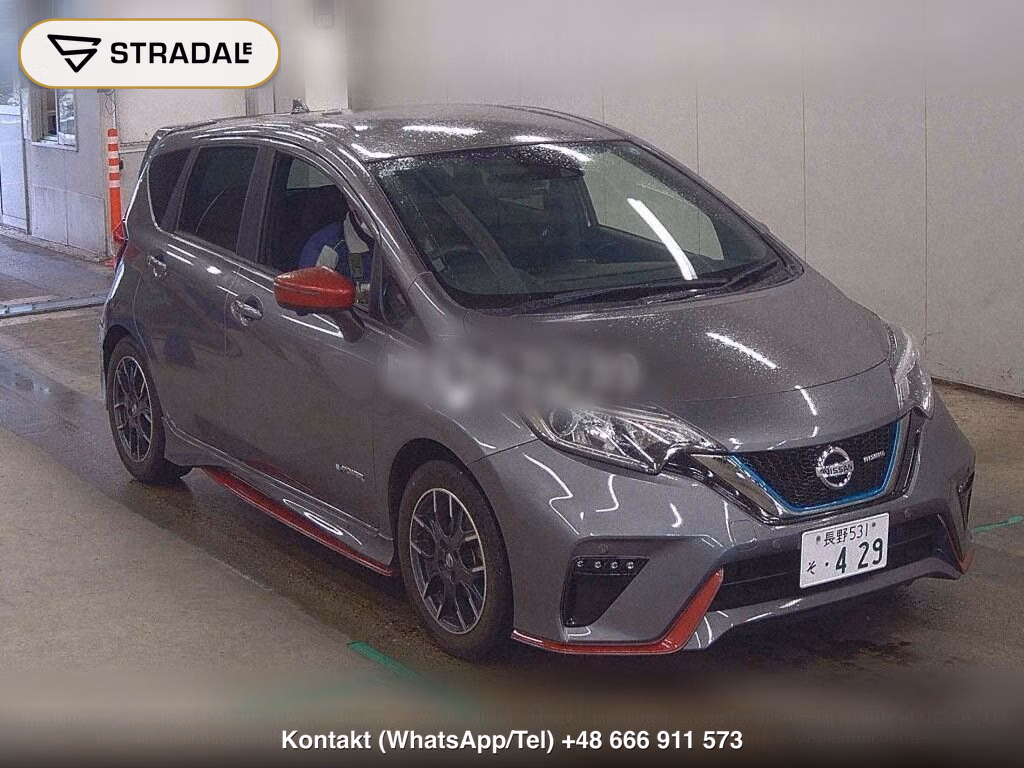 NISSAN NOTE E-POWER NISMO 2018, aukcja z Japonii, zdjęcie 1