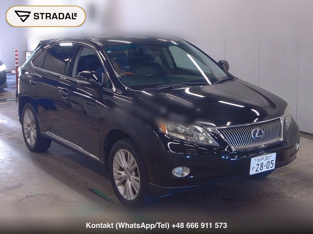 LEXUS RX 4WD RX450H VERSION L 2009, aukcja z Japonii, zdjęcie 1