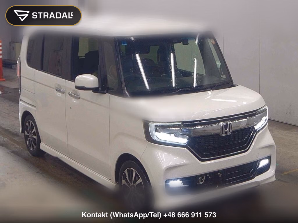 HONDA N-BOX CUSTOM G・L HONDA SENSING 2017, aukcja z Japonii, zdjęcie 1