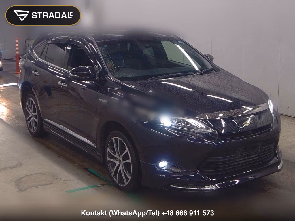 TOYOTA HARRIER HYBRID 4WD PREMIUM ADVANCED PACKAGE STYLE MAUVE 2016, aukcja z Japonii, zdjęcie 1