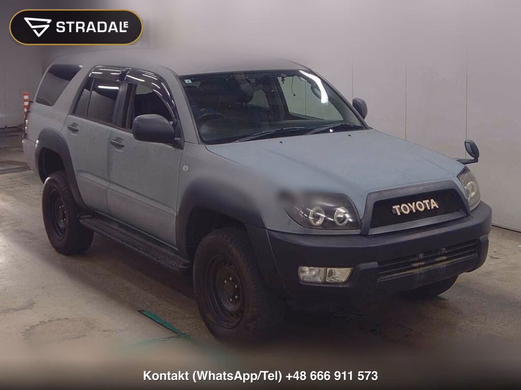 TOYOTA HILUX SURF 5D 4WD SSR-X 2003, aukcja z Japonii, zdjęcie 1