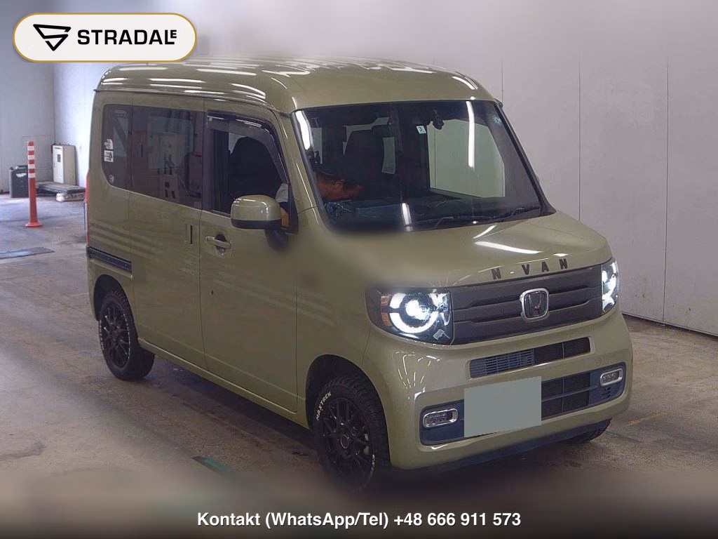 HONDA N-VAN 4WD +STYLE FUN TURBO 2021, aukcja z Japonii, zdjęcie 1