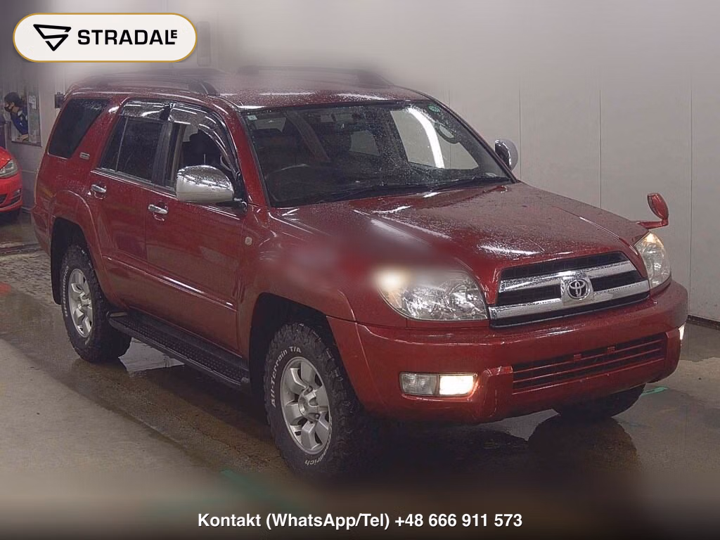 TOYOTA HILUX SURF 5D 4WD 2005, aukcja z Japonii, zdjęcie 1