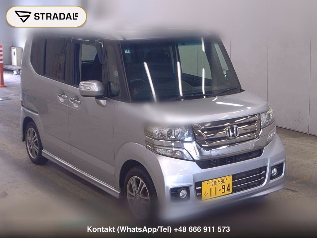 HONDA N-BOX CUSTOM G・L PACKAGE 2015, aukcja z Japonii, zdjęcie 1
