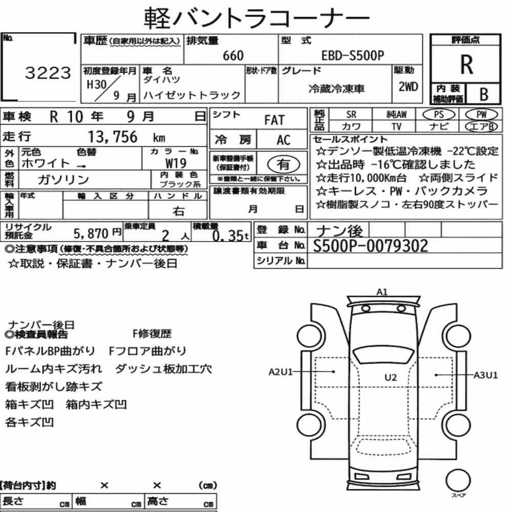 Notka aukcyjna: DAIHATSU HIJET TRUCK OTHERS